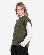 Women's Cable Knit Vest