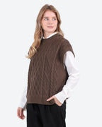 Women's Cable Knit Vest