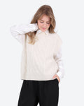 Women's Cable Knit Vest