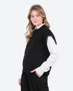 Women's Cable Knit Vest