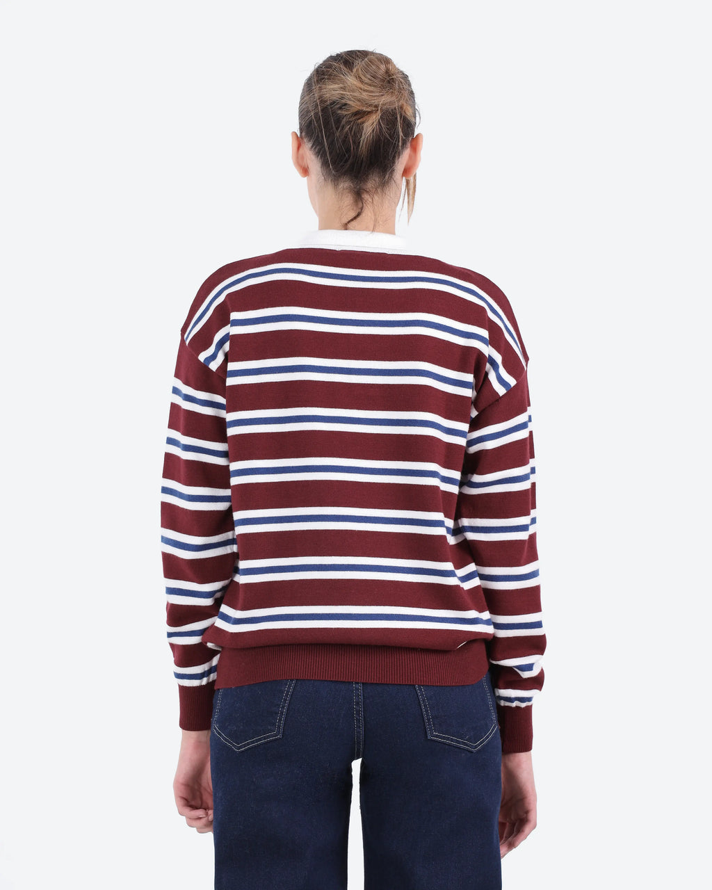 Women's Striped Knit Top