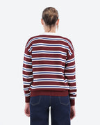 Women's Striped Knit Top