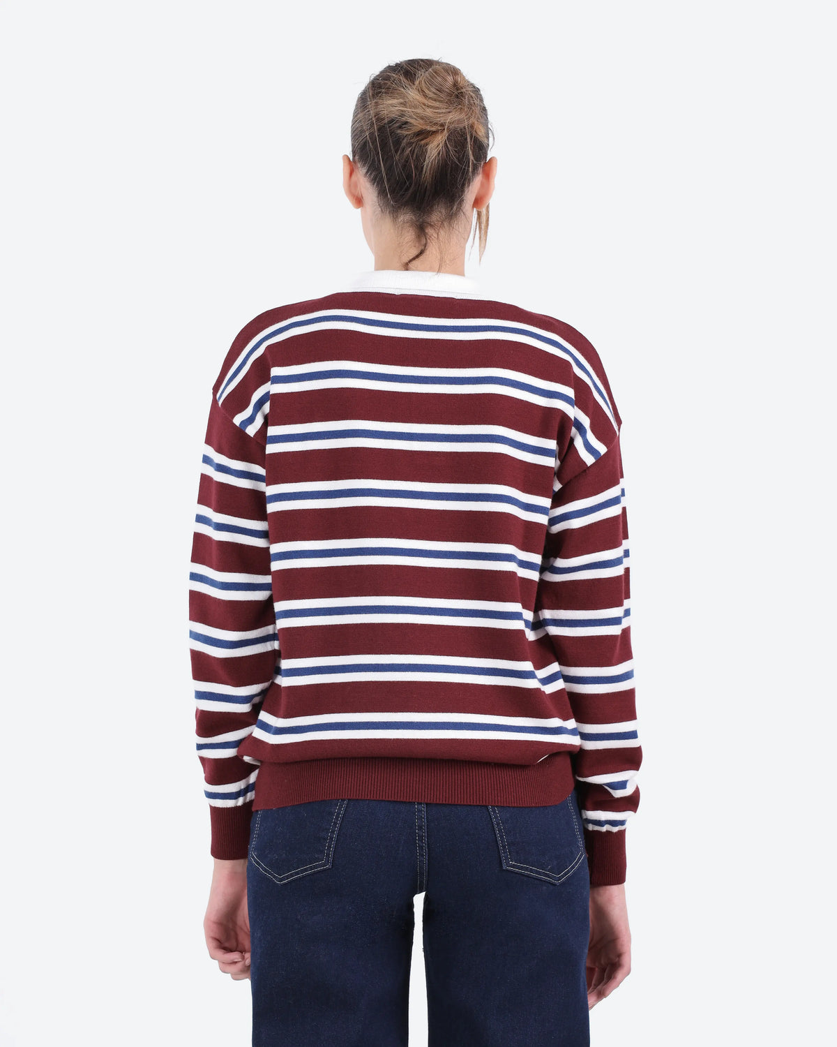 Women's Striped Knit Top