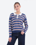 Women's Striped Knit Top