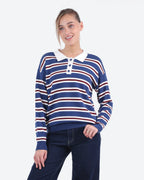 Women's Striped Knit Top