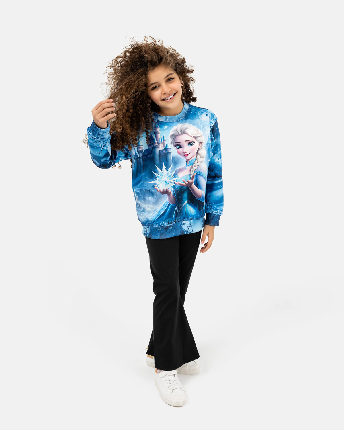 Girls' Flared Polyamide Leggings
