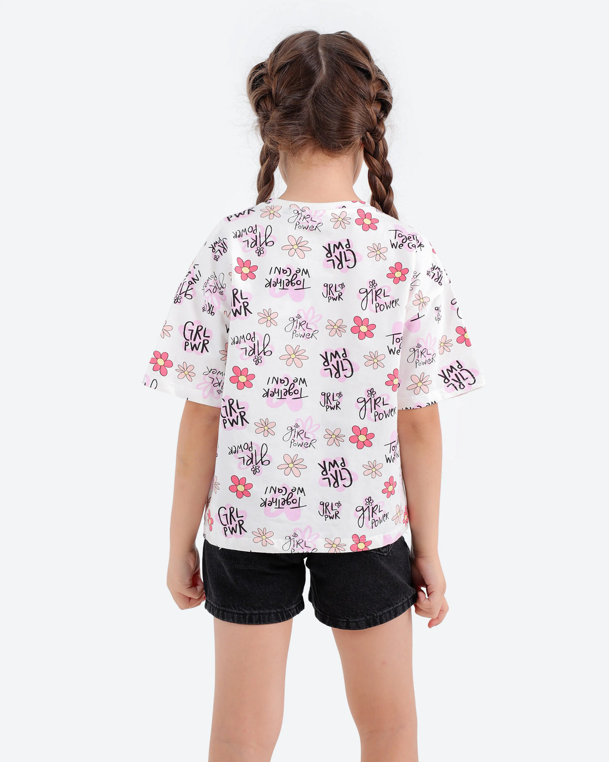Girls' Short-Sleeve Oversized T-Shirt