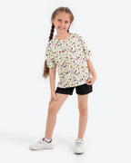 Girls' Short-Sleeve Oversized T-Shirt