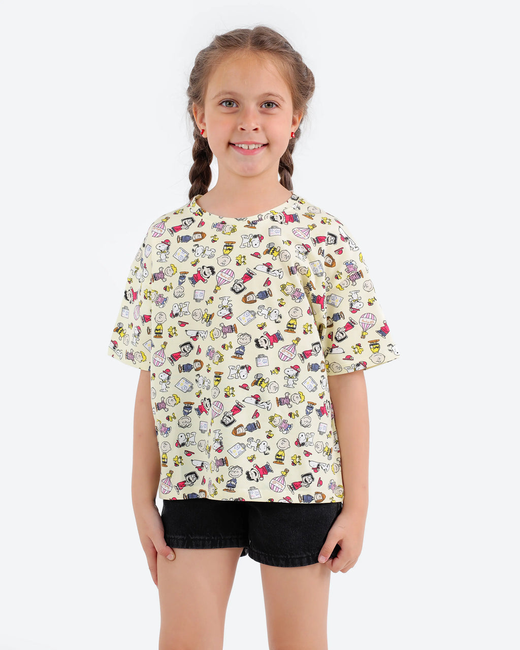 Girls' Short-Sleeve Oversized T-Shirt