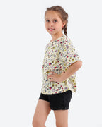 Girls' Short-Sleeve Oversized T-Shirt