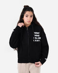 Girls' Zip Printed Hoodie