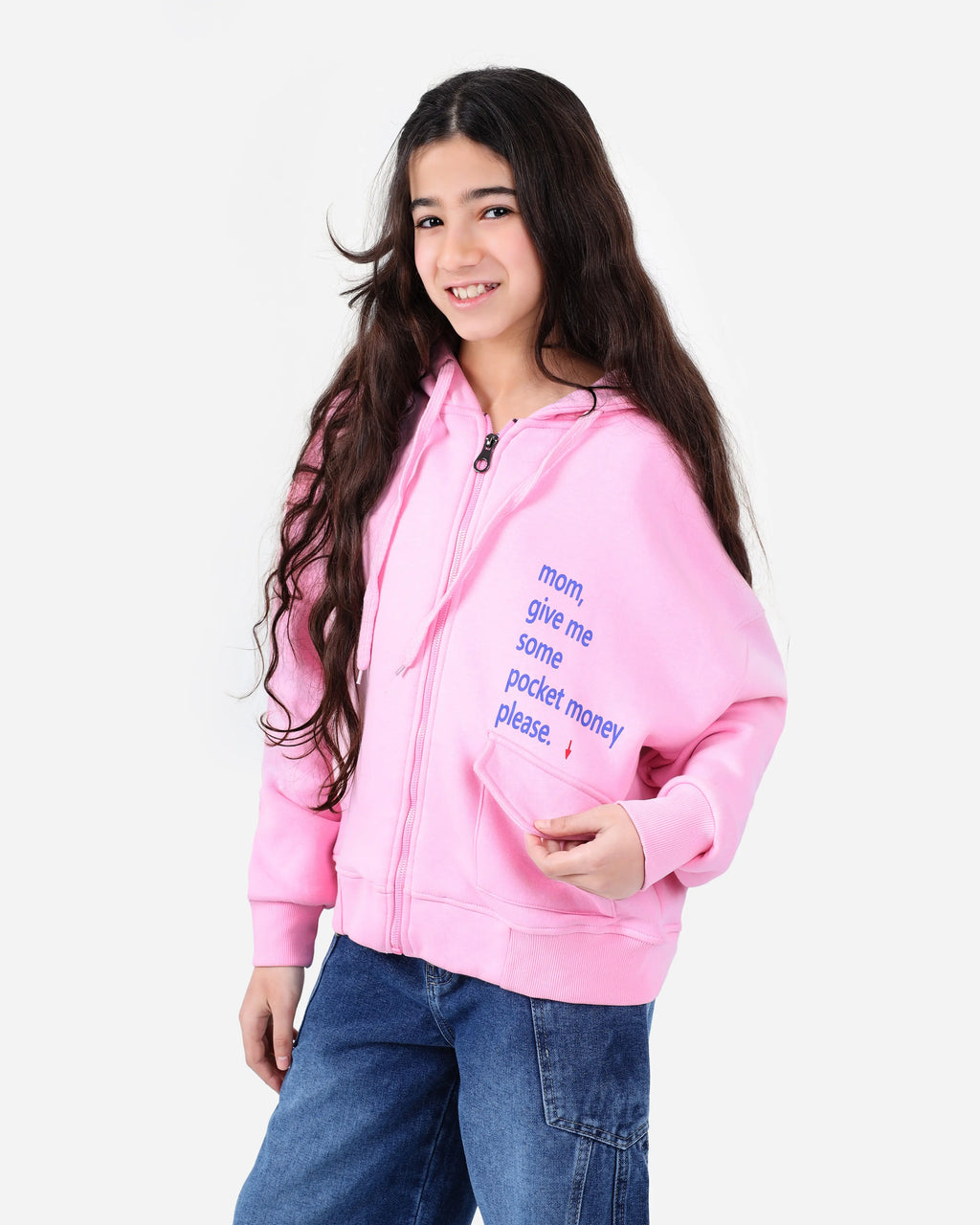 Girls' Zip Hoodie