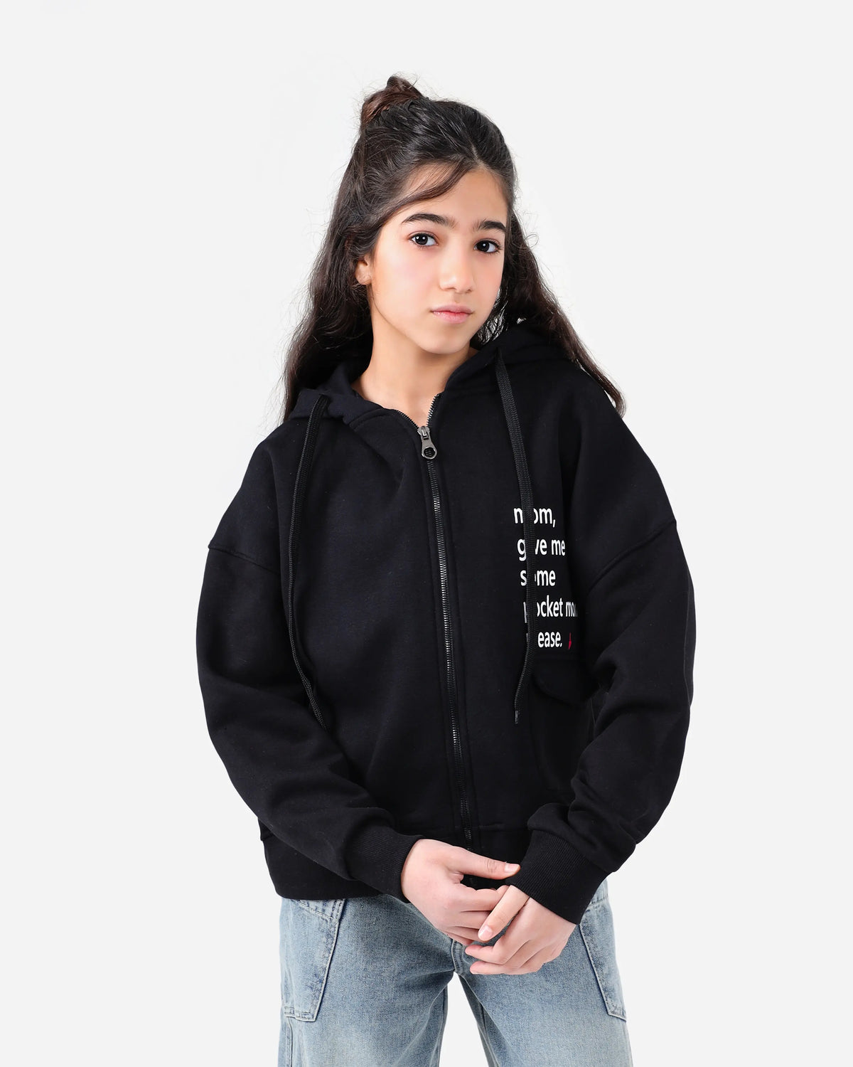 Girls' Zip Hoodie