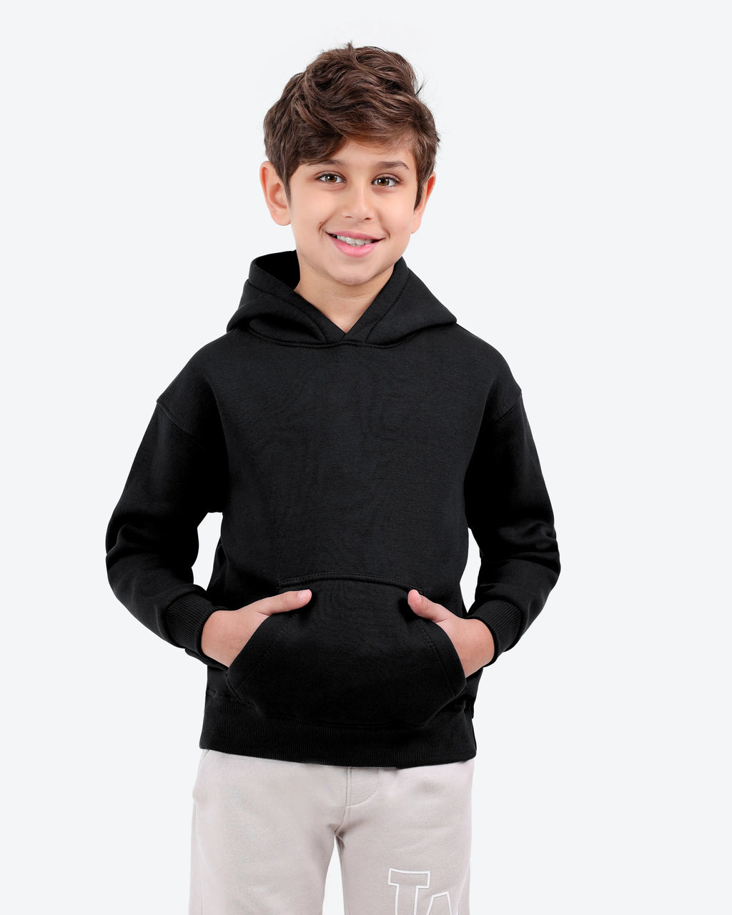 Boys' Plain Hoodie