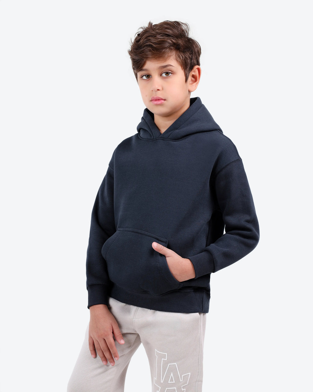 Boys' Plain Hoodie