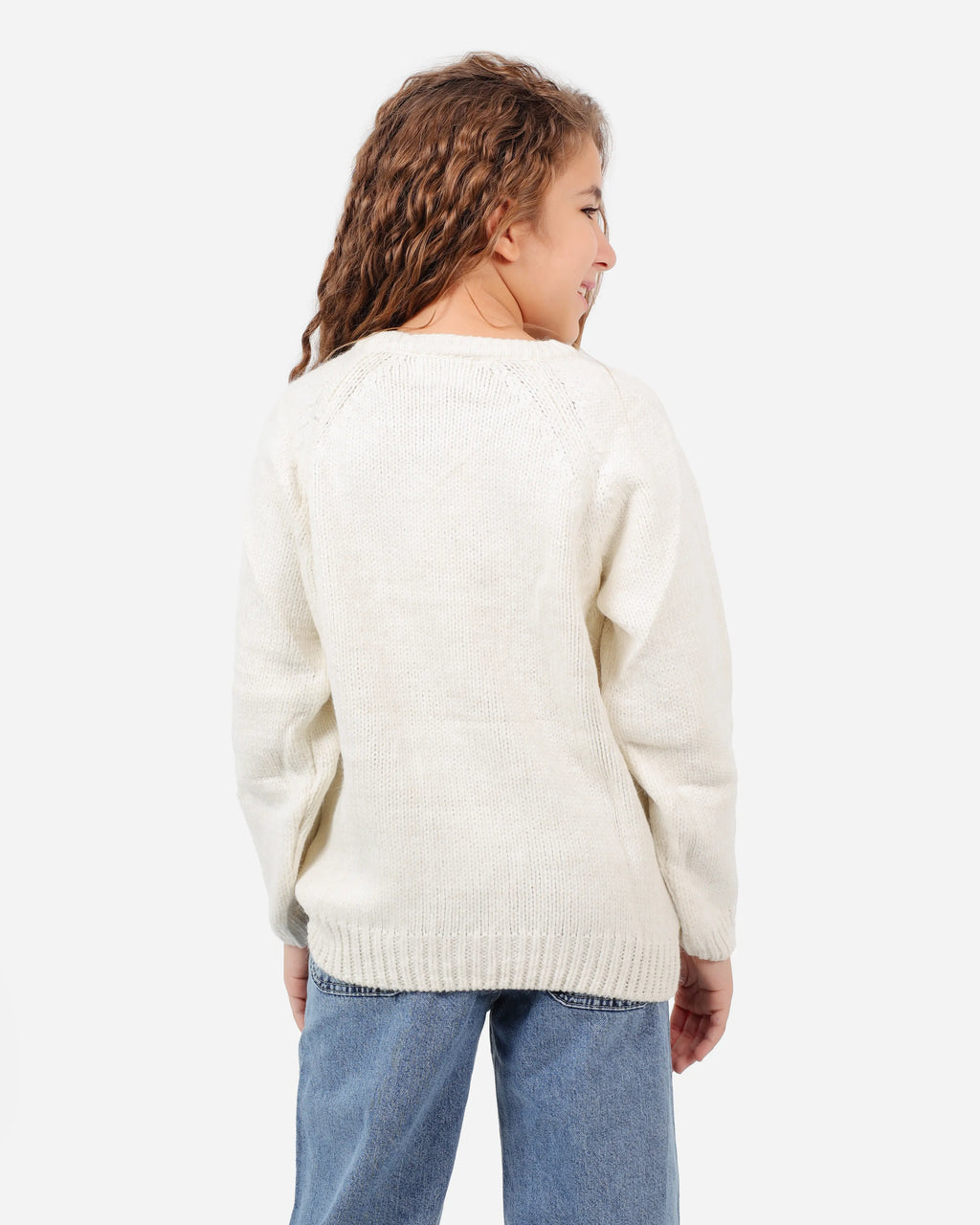 Girls' Embroidered Sweater
