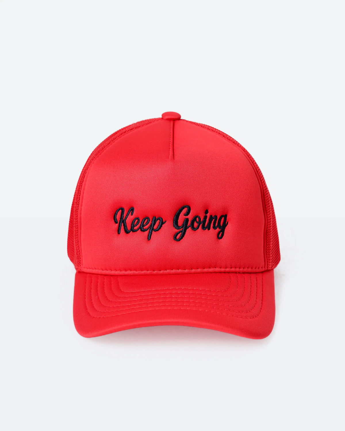 Mesh Embroidered Cap