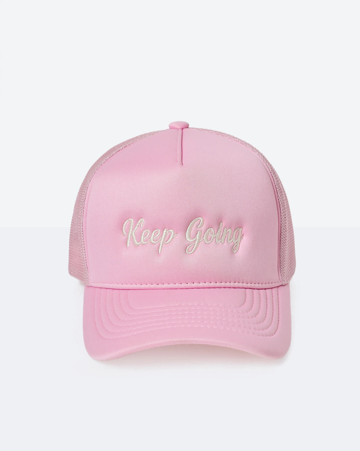 Mesh Embroidered Cap