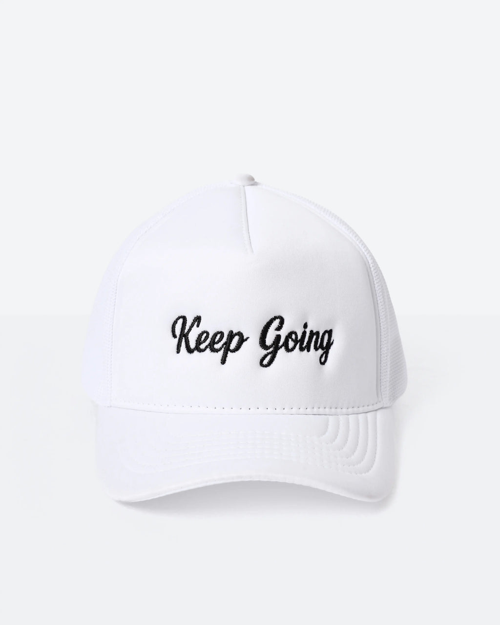 Mesh Embroidered Cap
