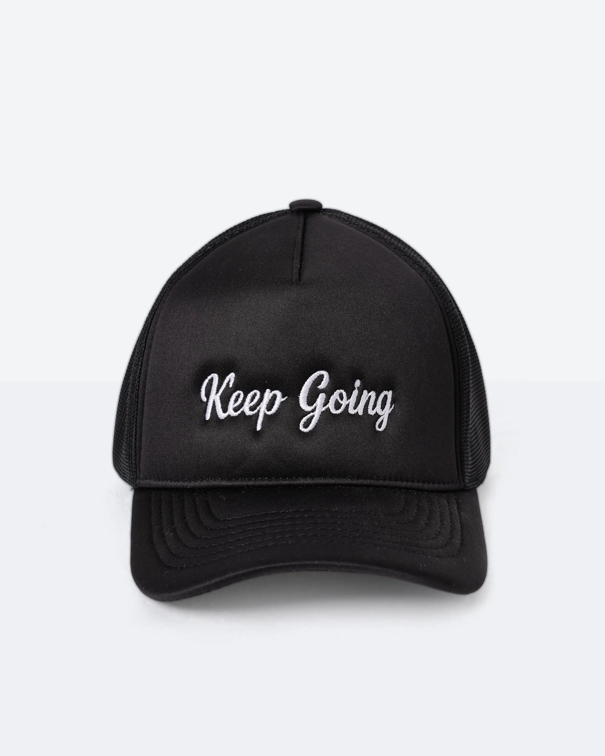 Mesh Embroidered Cap
