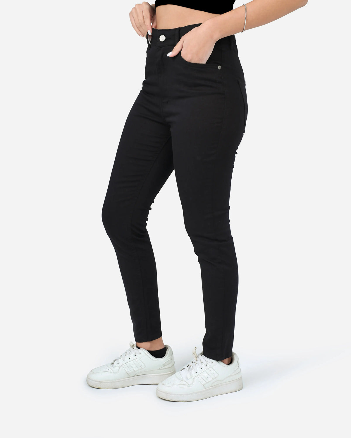 بنطلون جبردين Slim اسود HONEST 32-42