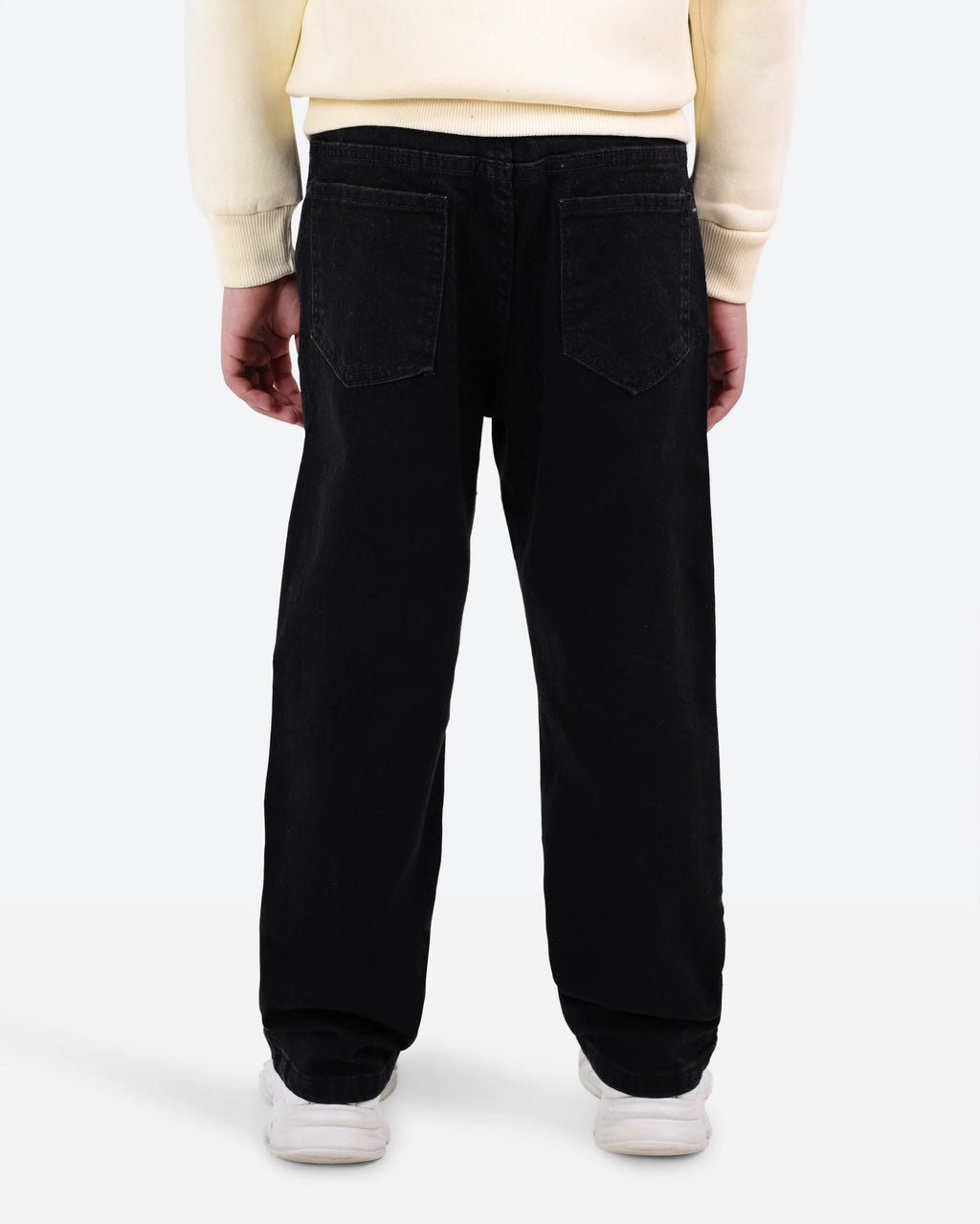 Boys' Wide-Leg Elastic-Waist Jeans