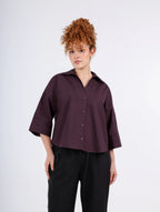 شميز بوبلين3/4 كم ضهر قصات BeNshty S-XL